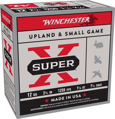 Winchester XU12H7   12 Gauge 2-3/4 1-1/8oz #7.5 1255 FPS.