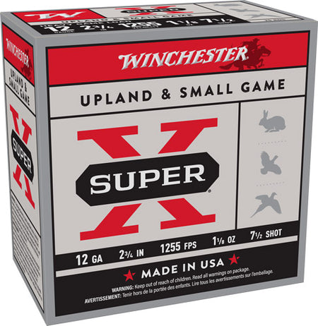 Winchester XU12H7   12 Gauge 2-3/4 1-1/8oz #7.5 1255 FPS.