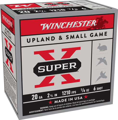 Winchester Super-X Game Load 20 Gauge 2.75 in 7/8 oz #6