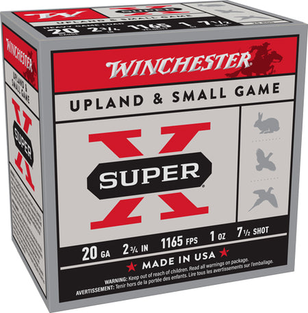 Winchester Super X Heavy Game Load 20 Gauge 2.75 in 1 oz #7.5