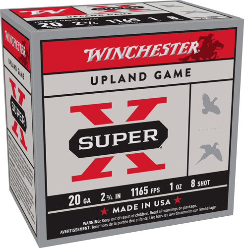 Winchester Super X Heavy Game Load 20 Gauge 2.75 in 1 oz #8