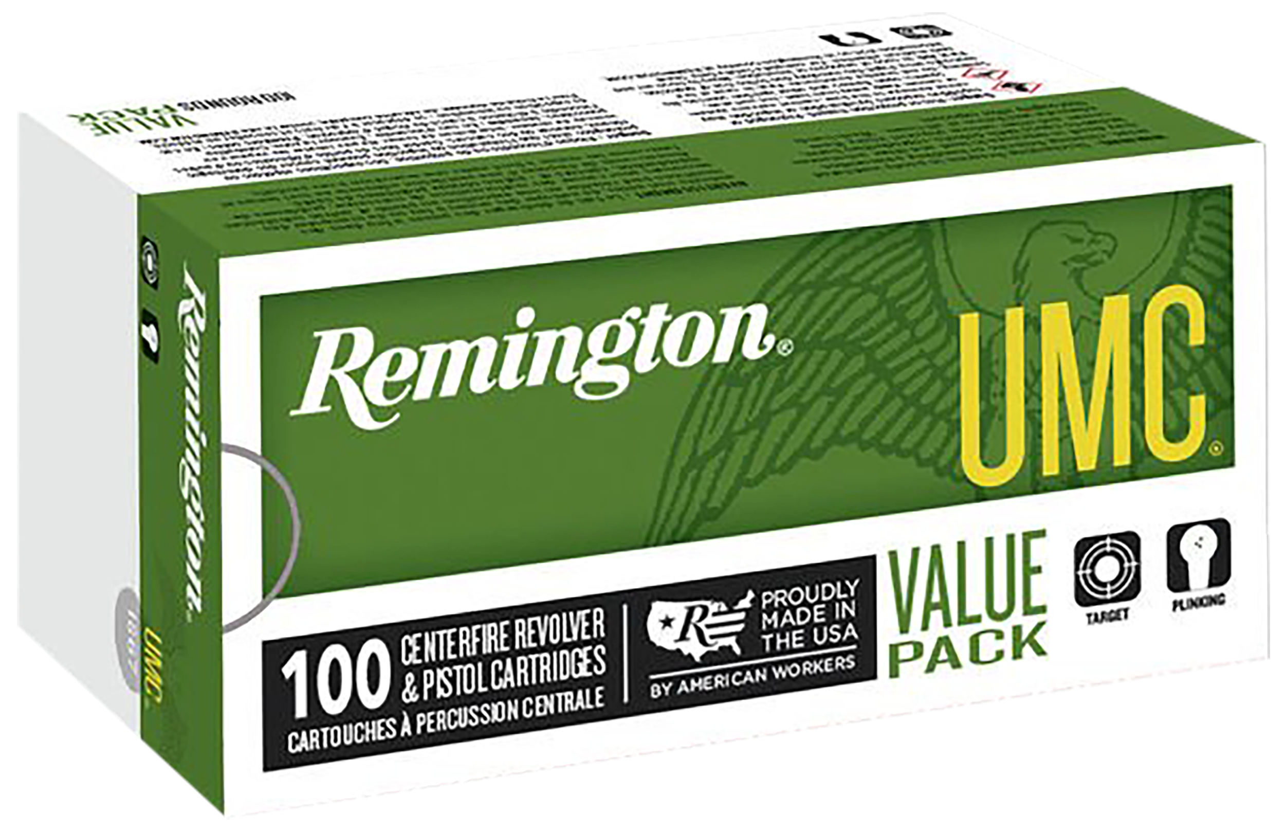 Remington .357 Mag UMC 125gr SJHP Ammo - 100 Rounds