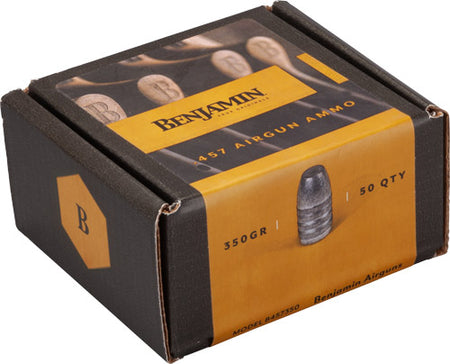 BENJAMIN 457 CALIBER PELLETS 350 GRAIN FLAT NOSE 50 PACK!