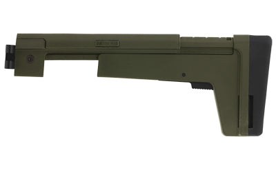 B5 Systems AK Stock, Mounts to the Factory Folding Trunnion Via the 5.5mm Pin, Matte Finish, Olive Drab Green AKM-1488