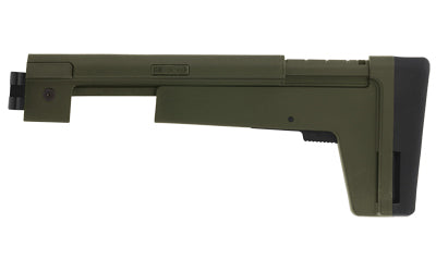 B5 Systems AK Stock, Mounts to the Factory Folding Trunnion Via the 4.5mm Pin, Matte Finish, Olive Drab Green AKM-1494