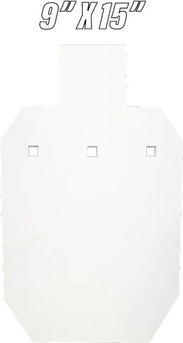 BASH TARGET AR500 SILHOUETTE HALF SIZE 9"X15"-3/8" THICK