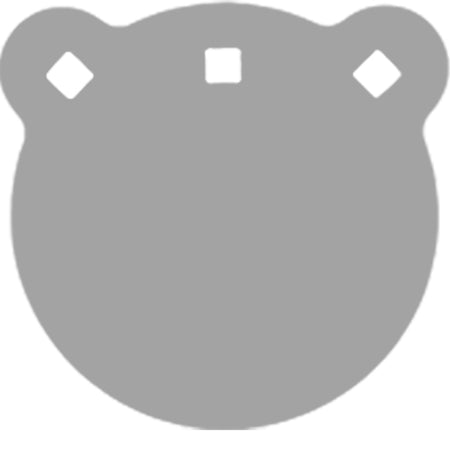 BASH TARGET AR500 GONG TARGET ROUND 6"-1/2" THICK