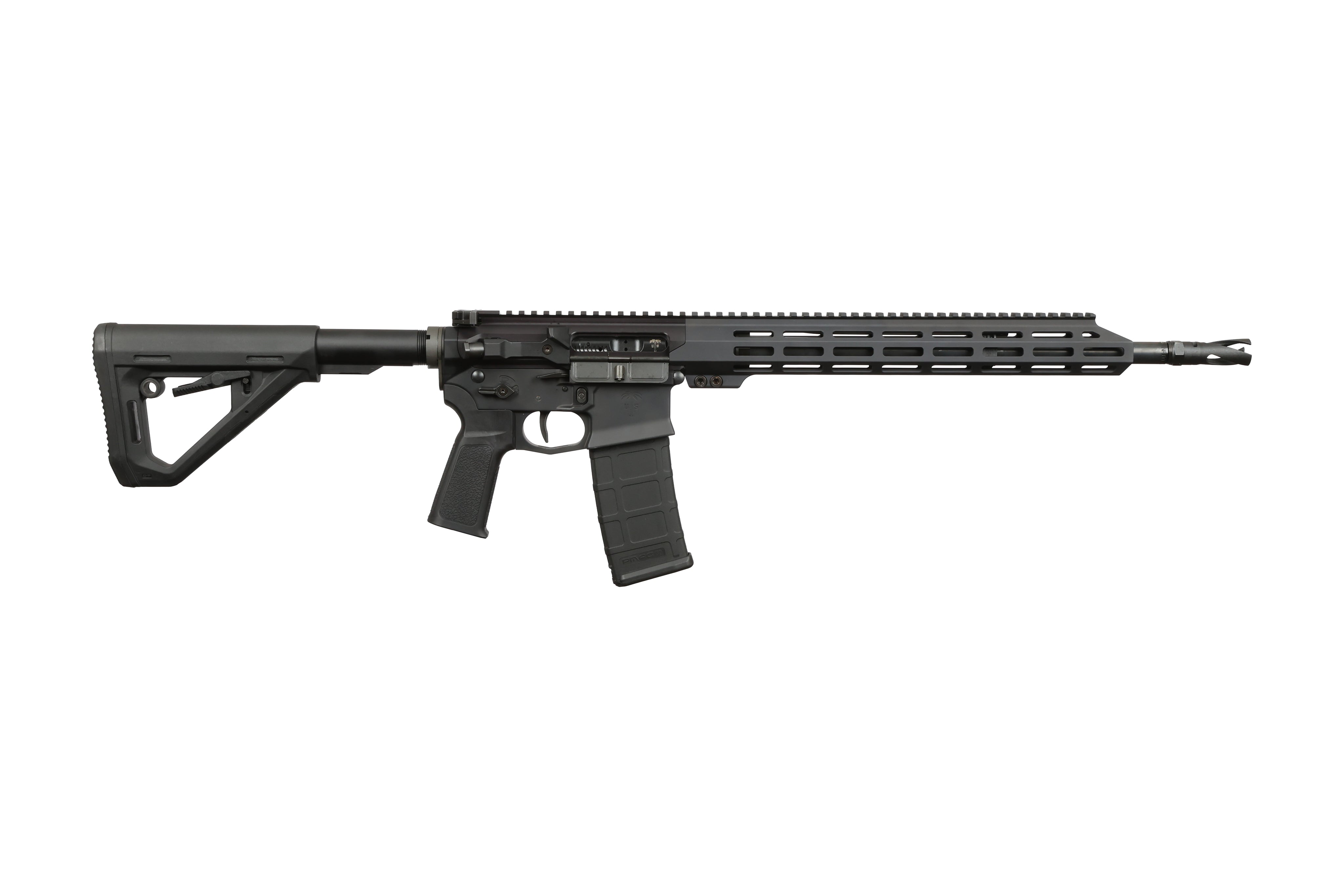 US Palm RI00010001AAN Cat4 Storm 5.56 NATO 30+1 16" Black Threaded Barrel, Matte Black Receiver w/Picatinny Rail, M-LOK Handguard, Adjustable Black Polymer Stock, Reduced Angle Grip, Ambidextrous