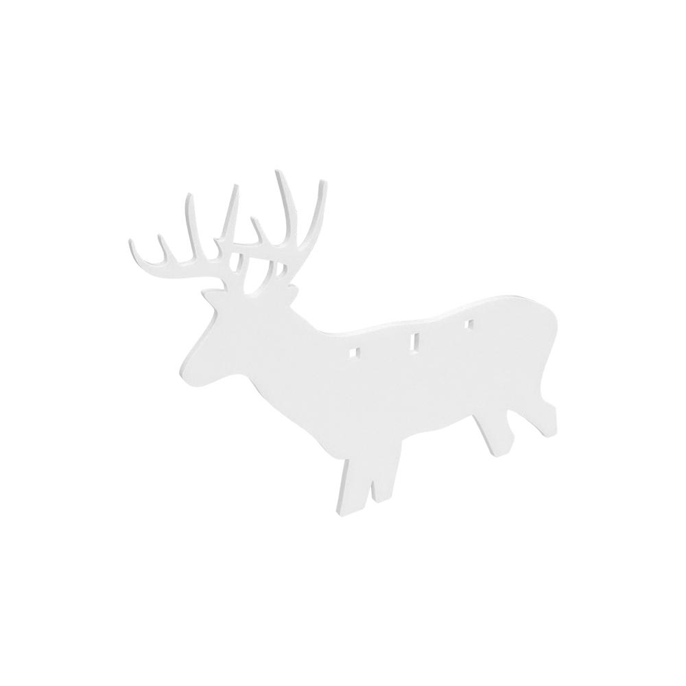 Birchwood Casey AR500 3/8" Silhouette Plate Target 3-Hole Deer