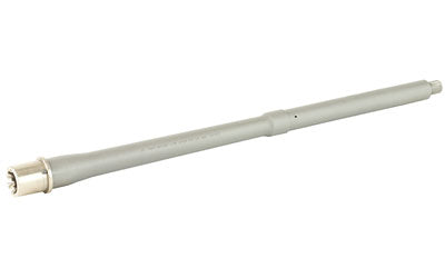 Ballistic Advantage Premium Stainless Steel Barrel, Tactical Government/OPS 12 Profile, 223 WYLDE, 16" Barrel, 1/2X28 Thread Pitch, Fits AR15, Bead Blasted Finish, Silver, 1:8" Twist Rate, Mid-Length Gas System BABL223016P