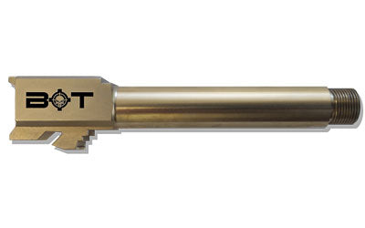 Backup Tactical Threaded Barrel, 9MM, Fits Glock 19, Flat Dark Earth Finish, Barrel Ships with 1 CYL-FDE Color Matching Thread Protector G19TB-FDE