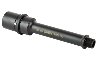 Battle Arms Development Lightweight, 9MM, 5.25" Barrel, 1/2x36 Threaded, Nitride Finish, Black, Fits AR Rifles A-BBL5.25T9MM1-10BN