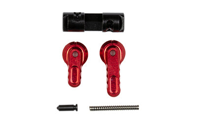 Battle Arms Development BAD-ASS-LITE, Ambidextrous Safety Selector, 90/60, Lightweight, Reversible, Anodized Finish, Red, Fits AR-15, Aluminum Construction BAD-ASS-LITE-RED