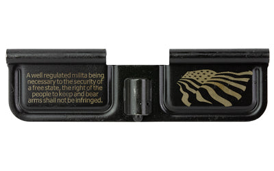 Battle Arms Development Dust Cover, Laser Engraved, Matte Finish, Black, Fits AR-15 BA-LS-DC-2nd Amendment
