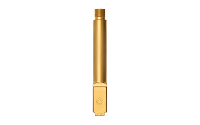 Ballistic Advantage Premium Series, 9MM, 4.5" Threaded Barrel, 1/2X28, Fits Glock 19 Gen 3-5, PVP Finish, Gold BAPSG195T1G