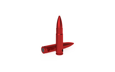 Birchwood Casey DURACAP Training Rounds, 300 Blackout, Aluminum Construction, Anodized Finish, Red, 6 Pack BC-DCTR-300BO