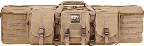 BULLDOG 36" DOUBLE TACTICAL CS 3 LARGE ACCESS POCKETS TAN