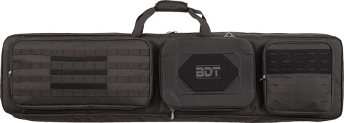 BULLDOG 48" DOUBLE SUPPRESSOR TACTICAL RIFLE CASE BLACK