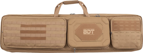 BULLDOG 48" DOUBLE SUPPRESSOR TACTICAL RIFLE CASE TAN