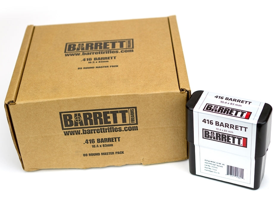 Barrett Firearms .416 Barrett Match Grade 452gr Solid Ammo