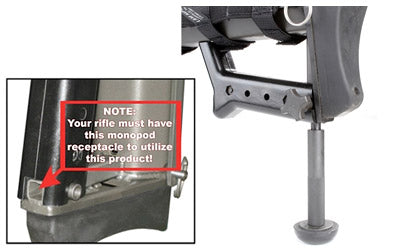 Barrett Monopod, Fits Barrett 50BMG, Black 13348