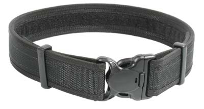 BLACKHAWK Reinforced 2" Duty Belt, with Hook & Loop, Large, Web Finish, Black 44B4LGBK