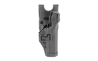 BLACKHAWK Level 3 Duty SERPA Belt Holster, Fits Glock 17/19/22/23/31/32, Right Hand, Matte Finish, Black 44H100BK-R