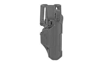 BLACKHAWK T-Series, Duty Holster, Right Hand, Black, Fits Glock 17/19/22/31, Includes Jacket Slot Belt Loop, Polymer 44N500BKR