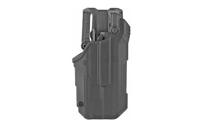 BLACKHAWK T-Series L3D,  Duty Holster, Right Hand, Black Finish, Fits Sig P320/P250 With TLR1/TLR2, Includes Jacket Slot Belt Loop 44N661BKR