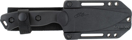 KA-BAR BECKER BLACK HARPOON 4.5" FIXED W/ CELCON SHEATH