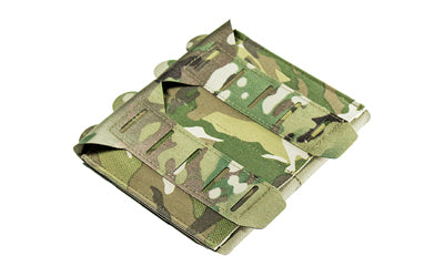 Blue Force Gear 10 Speed, Double Magazine Pouch, Helium Whisper Attachment, Fits (2) AR-15 Magazine, Elastic Construction, Multicam HW-TSP-M4-2-SB-MC