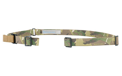 Blue Force Gear Vickers Combat Applications Sling, 2 Point Combat Sling with Metal Hardware, 54"-64" Length, Multicam, 1.25" Webbing VCAS-125-OM-MC