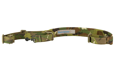 Blue Force Gear Vickers 221 Sling, Padded 2-To-1 Point Sling, Push Button Red Swivels, 57"-67" Length, MultiCam, 2" Tubular Webbing VCAS-2TO1-RED-200-AA-MC