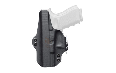 BlackPoint Tactical Dual Point Inside Waistband Holster, Fits Sig P365 AXG Legion, Black Kydex & Leather, 1.75" Metal Strut Loop 171991