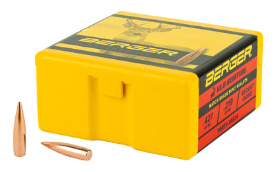 Berger Bullets VLD Hunting, .243 Diameter, 6MM/243 Winchester, 87 Grain, Boat Tail Hollow Point, 100 Count 24524