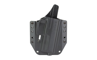 Bravo Concealment BCA, OWB Concealment Holster, 1.5" Belt Loops, Fits HK VP9/VP9 Tactical, Right Hand, Black, Polymer, Does not fit VP40 BC10-1006