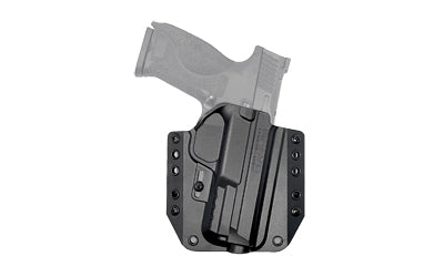 Bravo Concealment BCA, OWB Concealment Holster, 1.5" Belt Loops, Fits S&W M&P 9/40 Full Size, Right Hand, Black, Polymer BC10-1014