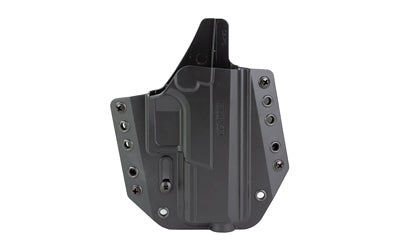 Bravo Concealment BCA, OWB Concealment Holster, 1.5" Belt Loops, Fits CZ P-10C, Right Hand, Black, Polymer BC10-1024