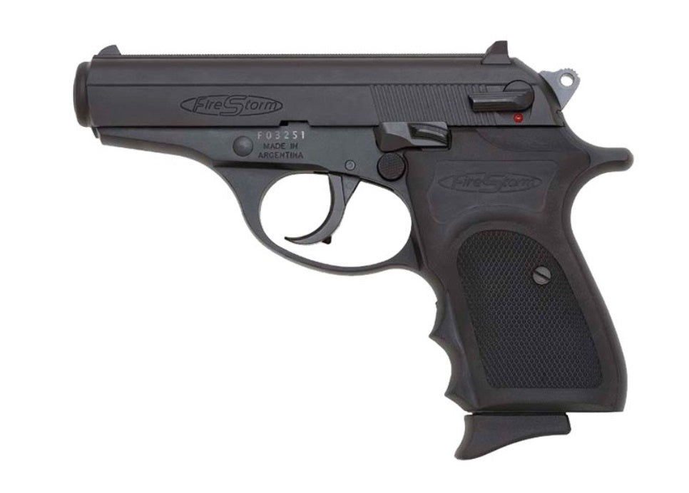 Bersa FS380M Firestorm *CA Compliant Micro-Compact Frame 380 ACP 7+1, 3.50" Black Steel Barrel, Matte Black Serrated Steel Slide, Aluminum Frame w/Beavertail