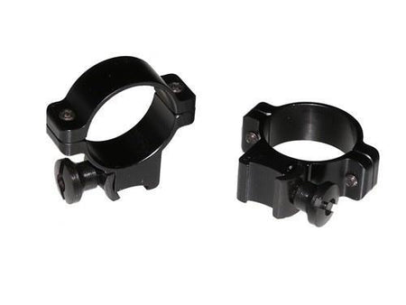 Burris Deluxe Aluminum .22 Rings 1" Medium 0.80 in Actual Height - Gloss