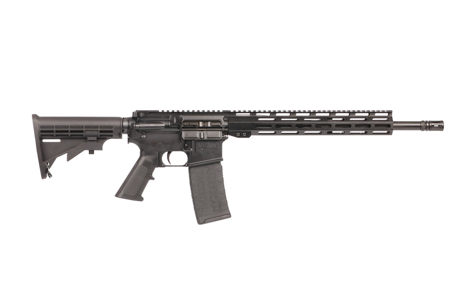 ATI ATIG15MS556ML13 MilSport 5.56x45mm 30+1 16" Black Threaded Barrel, Matte Black Picatinny Rail Receiver, 13" M-LOK Handguard, Black 6 Position Rogers Super-Stoc, Black Polymer Grip
