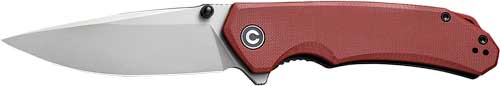 CIVIVI KNIFE BRAZEN 3.46" BURGUNDY G10/STONEWASHED<