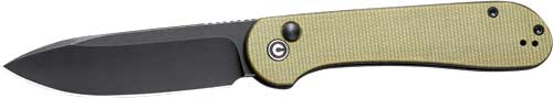 CIVIVI KNIFE ELEMENTUM 3.47" OLIVE MICARTA/BLACK STNWASH
