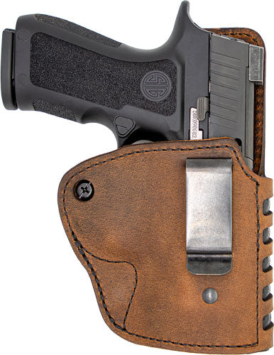 VERSACARRY CMPND HOLSTER IWB KYDEX LEATHER RH SIG P365 BRN<