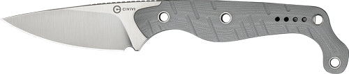 CIVIVI KNIFE SOKN 2.82" GRAY G-10 STONEWASH KYDEX SHEATH