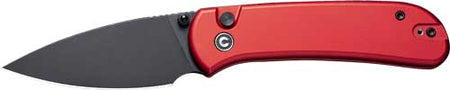 CIVIVI KNIFE QUIBIT 2.98" RED/ BLK STONEWASH BUTTON LOCK
