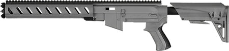 ADV. TECH. RUGER AR22 STOCK SYSTEM W/ 6 SIDED FOREND GRAY