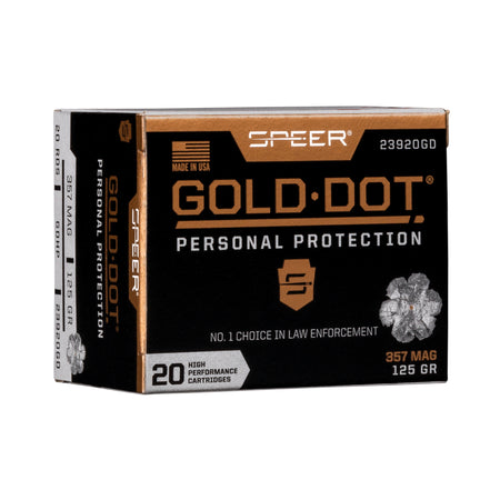 Speer .357 Magnum Gold Dot Personal Protection 125gr BHP Ammo