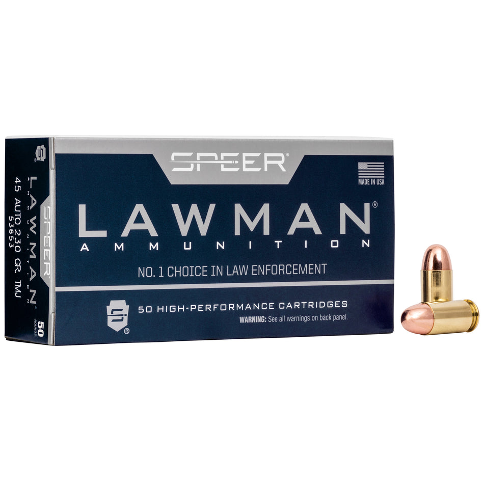 CCI Speer 45 Auto Lawman 230gr TMJ Ammo