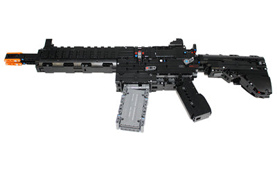 Caliber Gourmet Building Blocks Machine Gun Toy, Multi Color CBG-BB-3